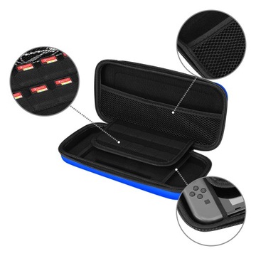 УЛУЧШЕННЫЙ ЧЕХОЛ ДЛЯ NINTENDO SWITCH OLED модели HEG-001 ЗАКАЛЕННОЕ СТЕКЛО