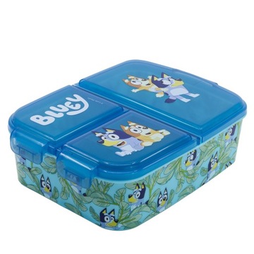 ŚNIADANIÓWKA trzykomorowa lunch box BLUEY