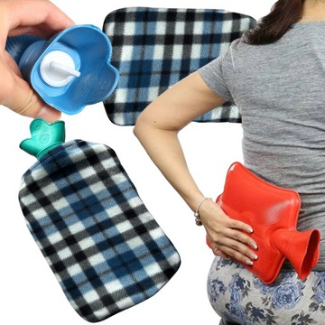 TERMOFOR GUMOWY W POKROWCU OGRZEWACZ PLUSZ W SWETERKU NA WODE XXL