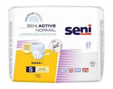 Seni Active Normal majtki chłonne S 10szt.
