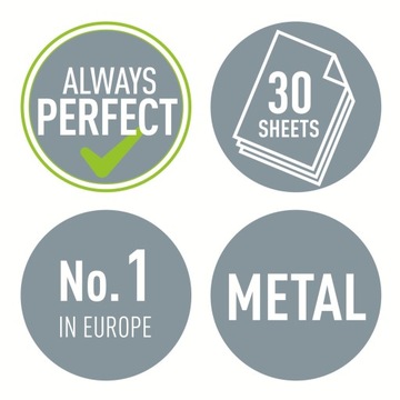 Дырокол Leitz 5008, до 30 листов, синий