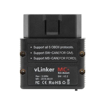 Интерфейс Vgate vLinker MC 3.0 Bimmercode Forscan