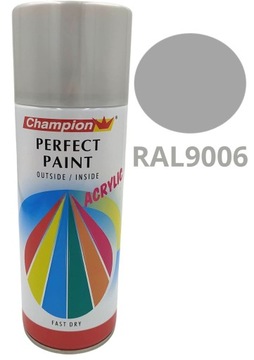 SREBNA farba SPRAY aerozol 400ml RAL9006