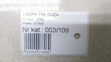 MASTER II MOVANO SVĚTLO PRAVÁ ZADNÍ 8200171478