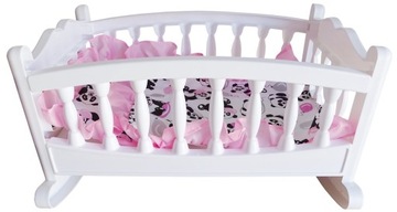 БОЛЬШАЯ ЛЮЛЬКА ДЛЯ КУКАЛЫ, КРОВАТЬ+ПОСТАЛЬНОЕ PL