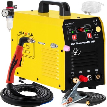 PRZECINARKA PLAZMOWA PLAZMA MAGNUM AIR PLASMA 45 HF 40A 15MM 230V IGBT ALU