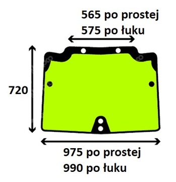 szyba przednia New Holland TN 60 TN 70 TN 75 T4020