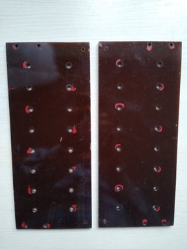 Płytki bakelitowe 272x115 mm gr.5,3 mm z otworami