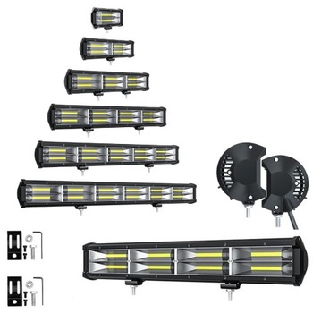 ПАНЕЛЬ СВЕТОДИОД COB ЛАМПОЙ ПРОТИВОТУМАНКА 420W 45CM ВЫКЛЮЧЕН ROAD 