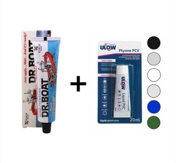 Dr.Boat 2w1 + Płynne PVC Ulow klej na ponton basen