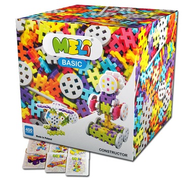 ВАФЕЛЬНЫЕ БЛОКИ MELI BASIC CONSTRUCTOR 400 ЭЛЕМЕНТОВ