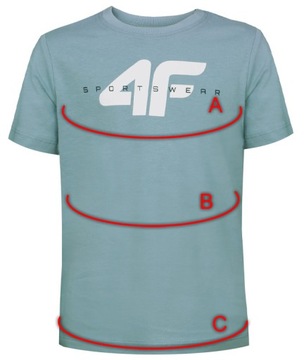 ФУТБОЛКА ДЛЯ МАЛЬЧИКОВ 4F ДЕТСКАЯ ФУТБОЛКА M1113 ХЛОПОК BASIC SPORTS 140