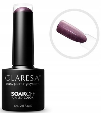 Лак для ногтей Claresa гибридный РОЗОВЫЙ 553 5г