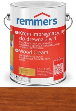 Remmers impregnat,lazura drewna krem Teak