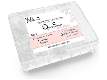 FORMY Quick Shape + Płyn Slip Liquid do Flexygela - Modelowanie Paznokci