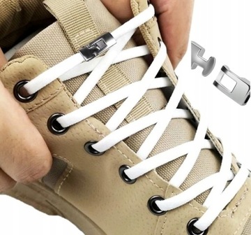 Эластичные резиновые шнурки без завязок.