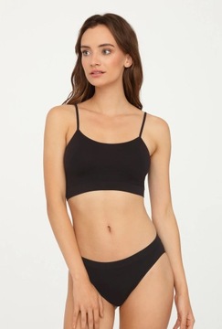 2 БЕСШОВНЫХ ТОНКИХ РЕМЕШКА GATTA, ЧЕРНЫЙ, M