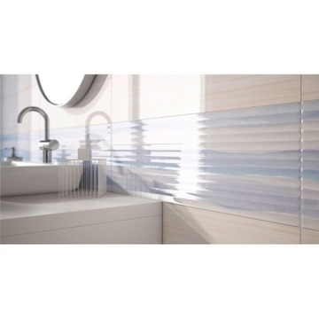 НАСТЕННАЯ ПЛИТКА ELEGANT STRIPES синяя 25x75