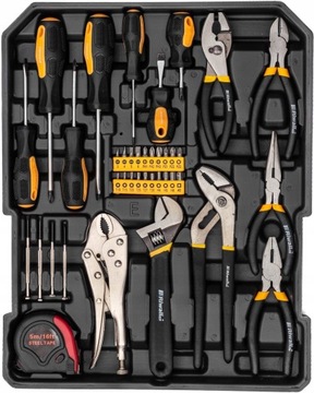 WALIZKA NARZĘDZIOWA ZESTAW NARZĘDZI KLUCZY 1750 ELEMENTÓW SUPER ZESTAW