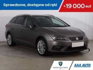 Seat Leon III ST Facelifting 1.4 EcoTSI 150KM 2017 Seat Leon 1.4 TSI, DSG, Skóra, Navi, Klima