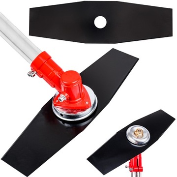 NÓŻ TNĄCY PROSTY DO KOSY SPALINOWEJ OSTRZE TARCZA TNĄCA DO TRAWY CHWASTÓW