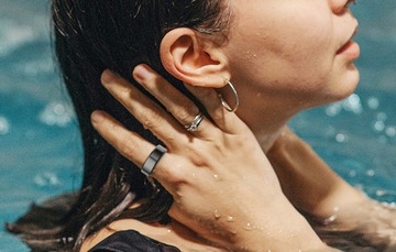 SMARTRING COLMI R02 РАЗМЕР SMART RING 18,1 ММ. 8 IP68 МОНИТОР ДЛЯ СНА, ЧЕРНЫЙ