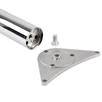 4x МЕБЕЛЬНЫЕ НОЖКИ ДЛЯ СТОЛЕШНИЦЫ ХРОМ H-710 MM FI60