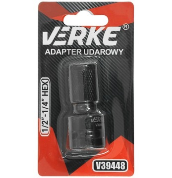 АДАПТЕР АДАПТЕР ДЛЯ УДАРНЫХ КЛЮЧЕЙ, СВЕРЛ, ТРЕЩОТКИ 1/2 1/4 ШЕСТИГР.