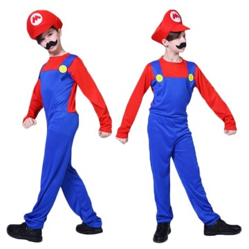 STRÓJ SUPER MARIO HYDRAULIK 104/110 Rozmiar S PRZEBRANIE KOSTIUM
