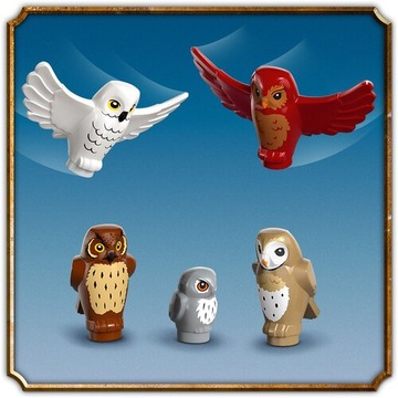 LEGO Harry Potter 76430 Сова Хогвартсская сова 3 фигурки 5 сов Хогвартса