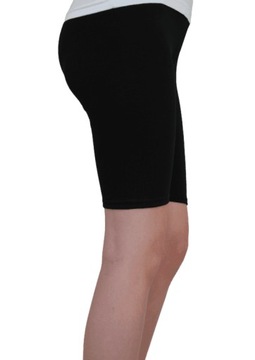 Legginsy 1/2 KOLARKI Krótkie Getry CZARNE r.128