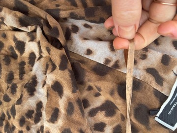 Боди леопардовое elisabetta franchi xs 34 купро