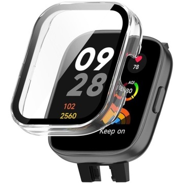 2w1 ETUI + SZKŁO HARTOWANE DO XIAOMI REDMI WATCH 3 CASE OBUDOWA POKROWIEC