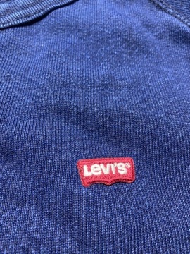 Levi's LEVIS LEVI STRAUSS ORYGINALNA granatowa BLUZA Crew Neck rozmiar M