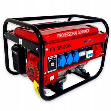 AGREGAT PRĄDOTWÓRCZY GENERATOR PRĄDU 3 FAZY MOCNY JEDNA FAZA BUDOWE DZIAŁKE