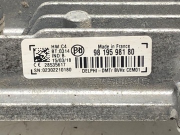 MODUL PEUGEOT 308 SW II 9819598180 ŘÍZENÍ