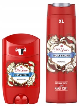 OLD SPICE WOLFTHORN ZESTAW SZTYFT 50ml +ŻEL400ml