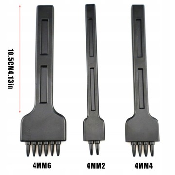 3шт кожаный дырокол