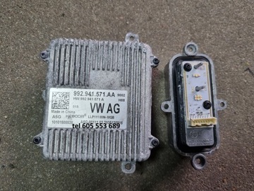 skoda superb 3 przetwornica moduł led 992941571aa