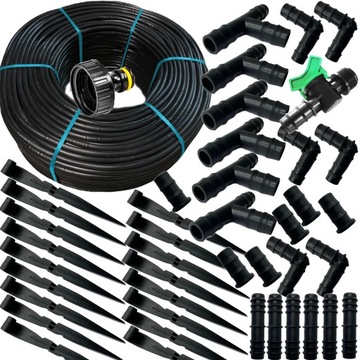 DRIPPER LINE Набор шлангов для капельного орошения 100 м + 192 шт. XXL
