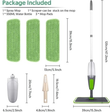 Spray Mop Набор для чистки пола со спреем