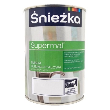 ŚNIEŻKA Olejno-Ftalowa 0,8 L Popielaty RAL 7023