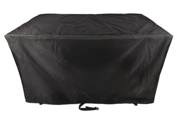 POKROWIEC NA MEBLE OGRODOWE STÓŁ 250x130x80 CZARNY