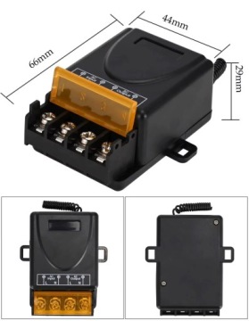 Беспроводной пульт дистанционного управления RF 433Mhz + реле 220V 30A