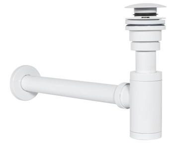 WASHBAND SIPHON с белой пробкой, щелкните Rea Clak Universal Decorative 27,5 см