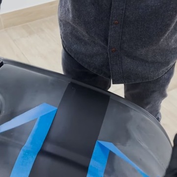 Пластиковая защита выцветшего пластика с помощью Chemotion Plastic Coat 12 месяцев.