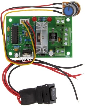 Regulator Obrotów Silnika DC PWM 10-30V 10A