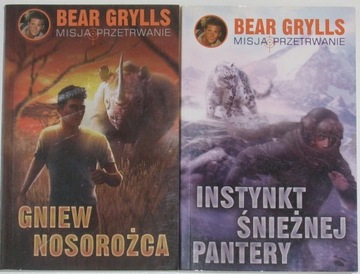 Gniew nosorożca + Instynkt śnieżnej pantery - Bear Grylls
