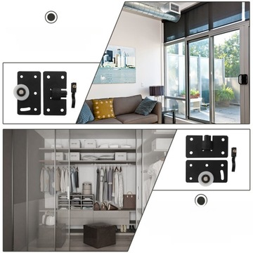 КОЛЕСА ДЛЯ ДВЕРИ ГАРДЕРОБА КОМПЛЕКТ РАЗДВИЖНЫХ РОЛИКОВЫХ ДВЕРЕЙ LLWL