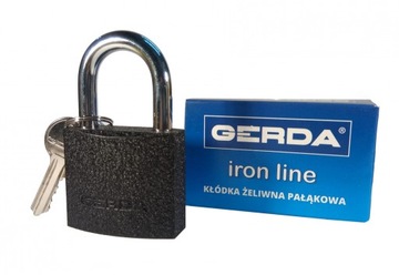 Kłódka GERDA Iron Line KZZS 60 3kl.